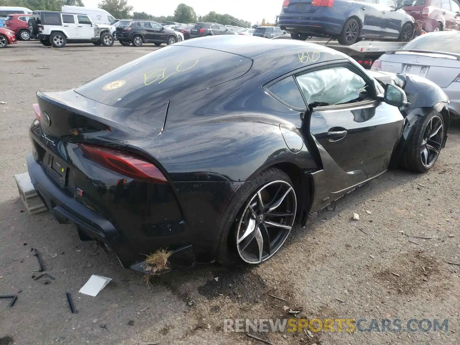 4 Photograph of a damaged car WZ1DB4C02LW027105 TOYOTA SUPRA 2020