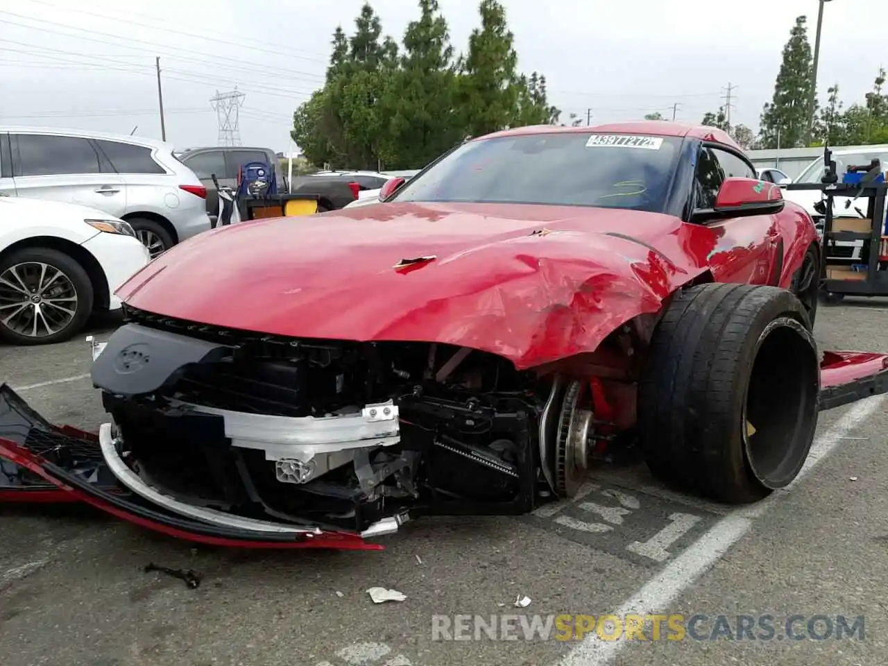 2 Photograph of a damaged car WZ1DB4C03LW022933 TOYOTA SUPRA 2020