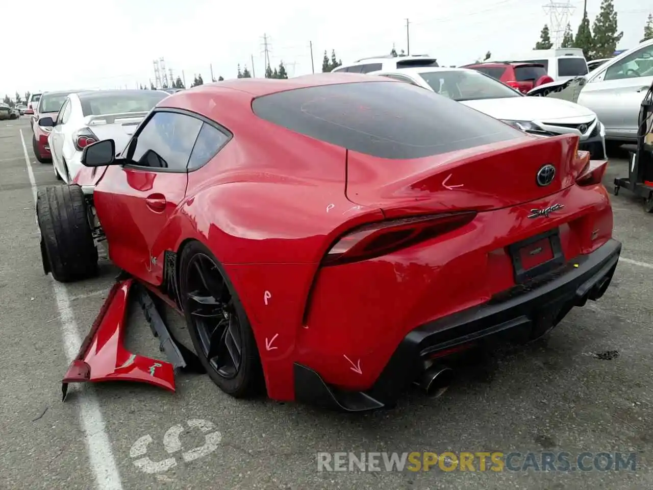 3 Photograph of a damaged car WZ1DB4C03LW022933 TOYOTA SUPRA 2020