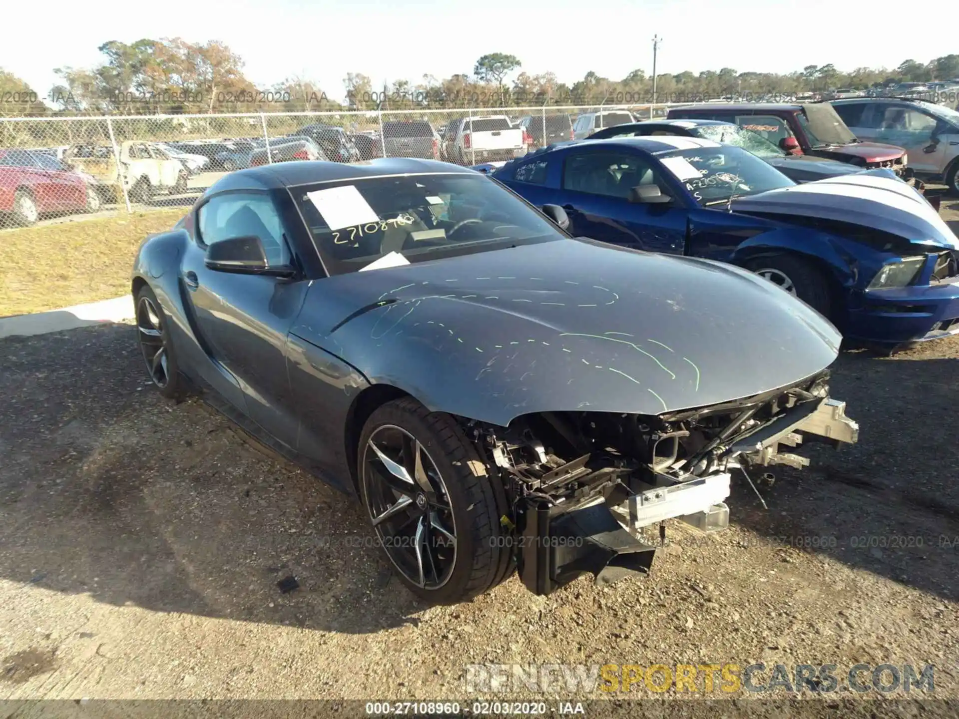 1 Photograph of a damaged car WZ1DB4C03LW025685 TOYOTA SUPRA 2020