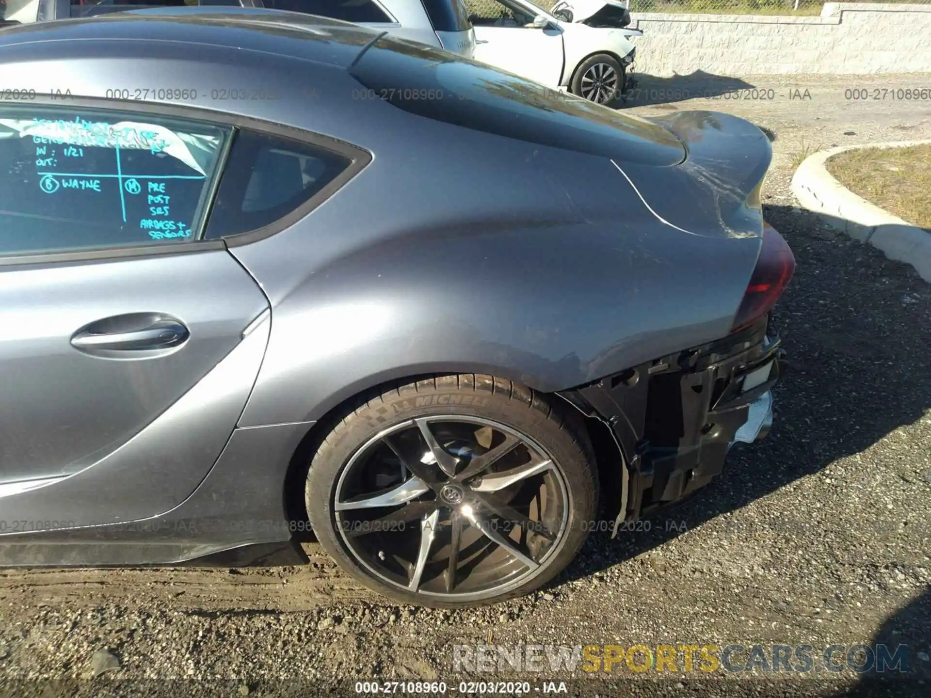 8 Photograph of a damaged car WZ1DB4C03LW025685 TOYOTA SUPRA 2020