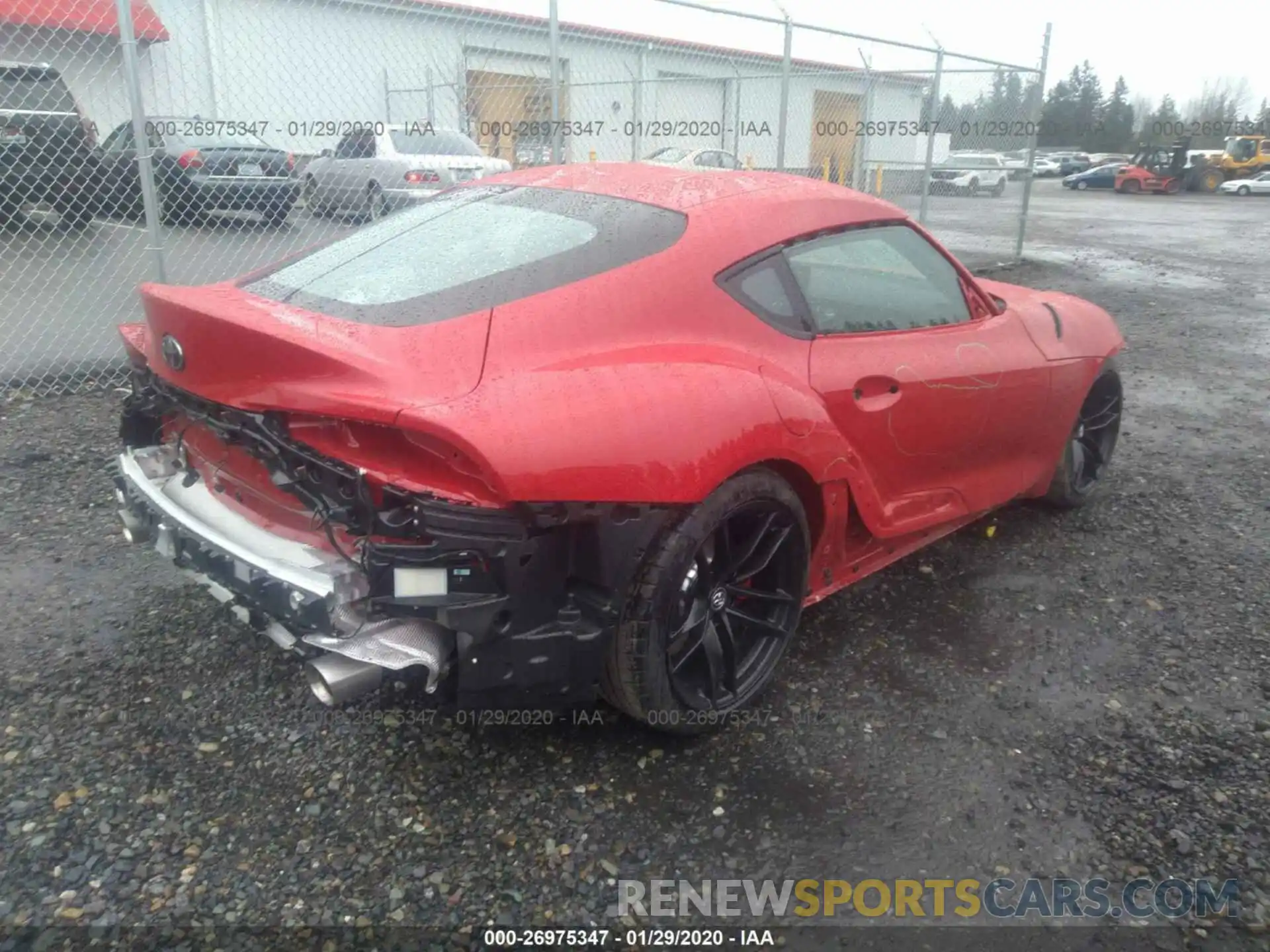 4 Photograph of a damaged car WZ1DB4C04LW020298 TOYOTA SUPRA 2020