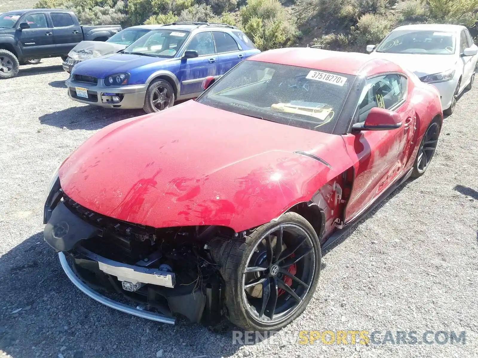 2 Photograph of a damaged car WZ1DB4C05LW024134 TOYOTA SUPRA 2020