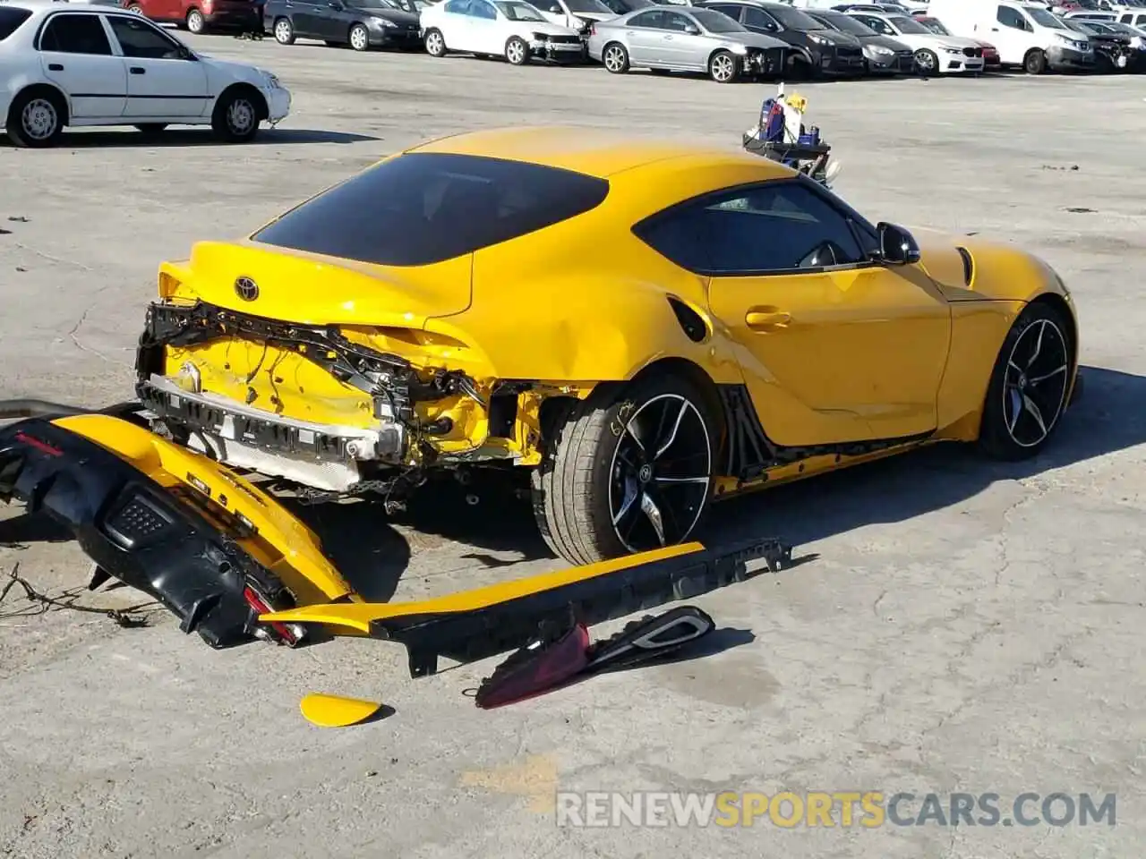 4 Photograph of a damaged car WZ1DB4C05LW032461 TOYOTA SUPRA 2020