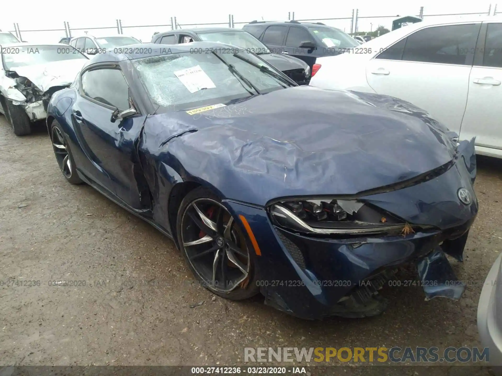 1 Photograph of a damaged car WZ1DB4C07LW024815 TOYOTA SUPRA 2020