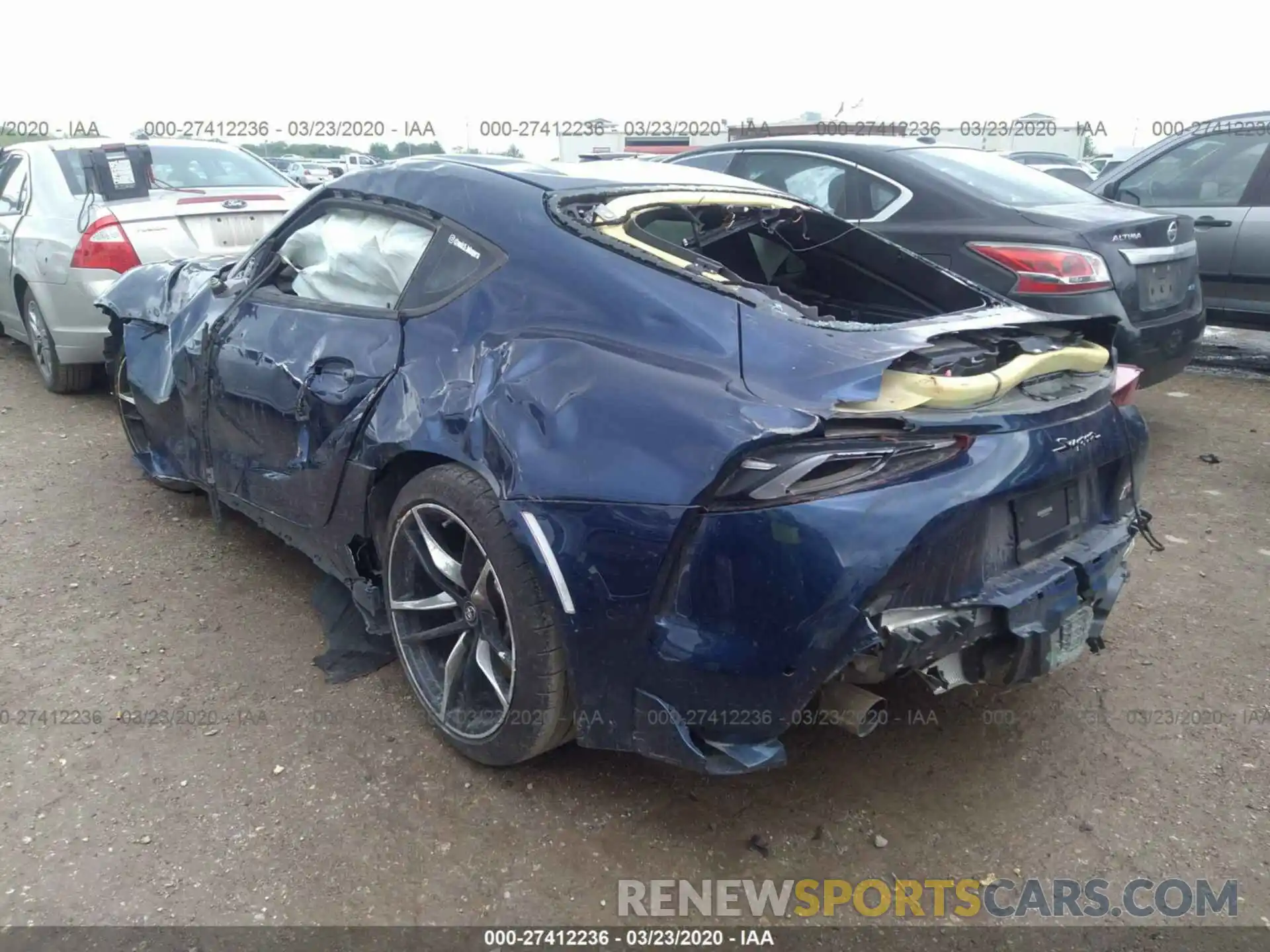 3 Фотография поврежденного автомобиля WZ1DB4C07LW024815 TOYOTA SUPRA 2020