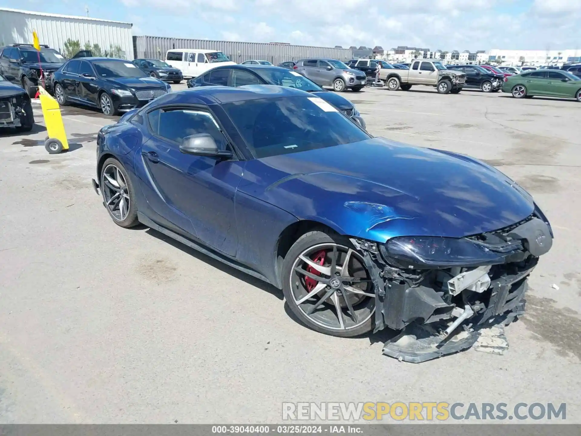 1 Photograph of a damaged car WZ1DB4C07LW032834 TOYOTA SUPRA 2020