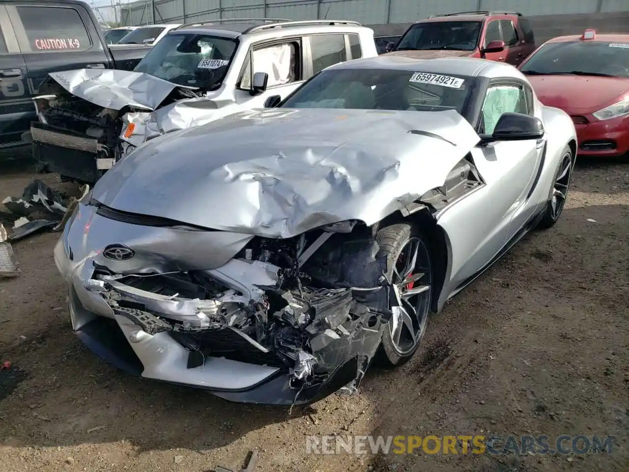 2 Photograph of a damaged car WZ1DB4C09LW026503 TOYOTA SUPRA 2020