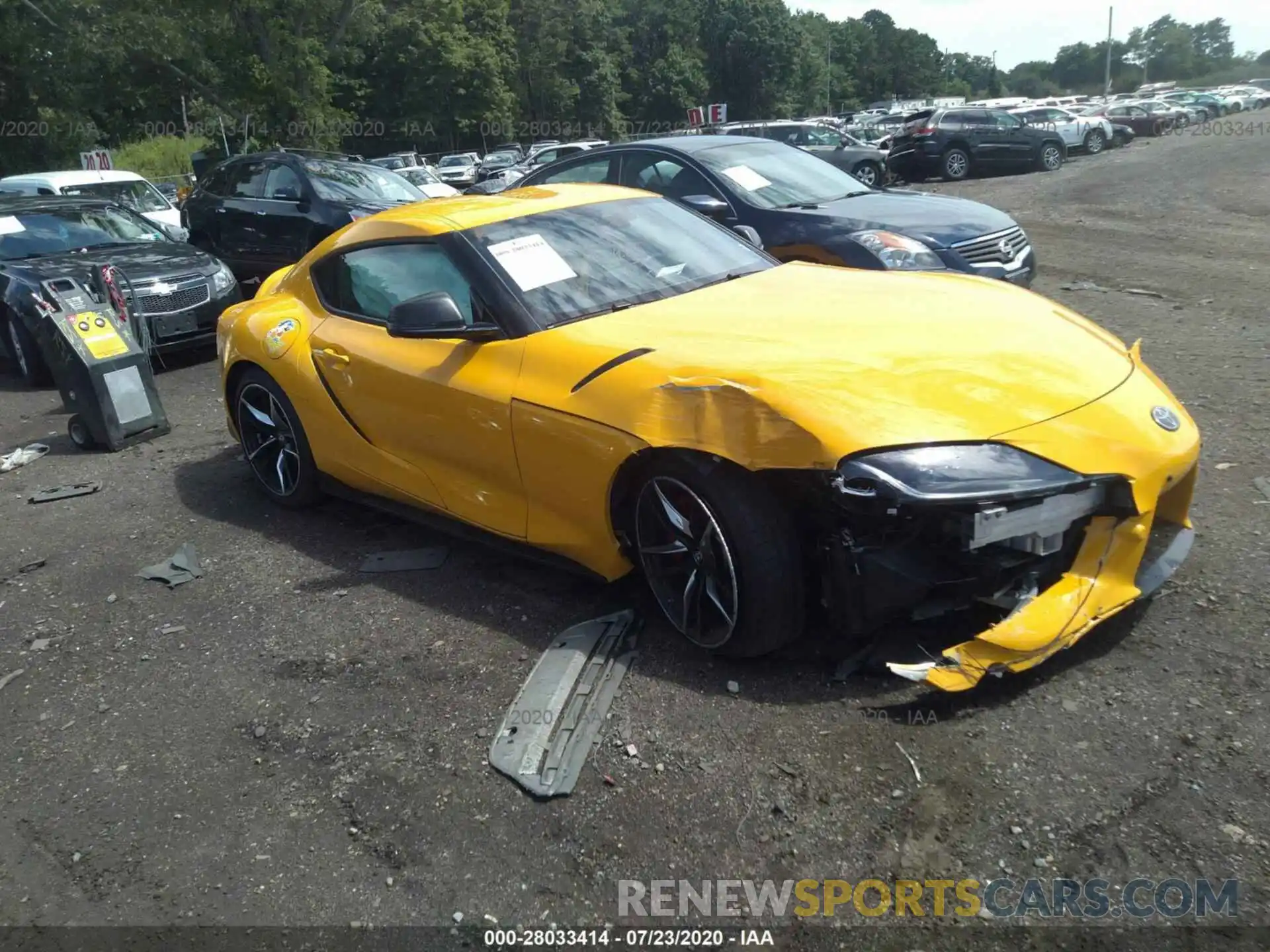 1 Photograph of a damaged car WZ1DB4C09LW028025 TOYOTA SUPRA 2020