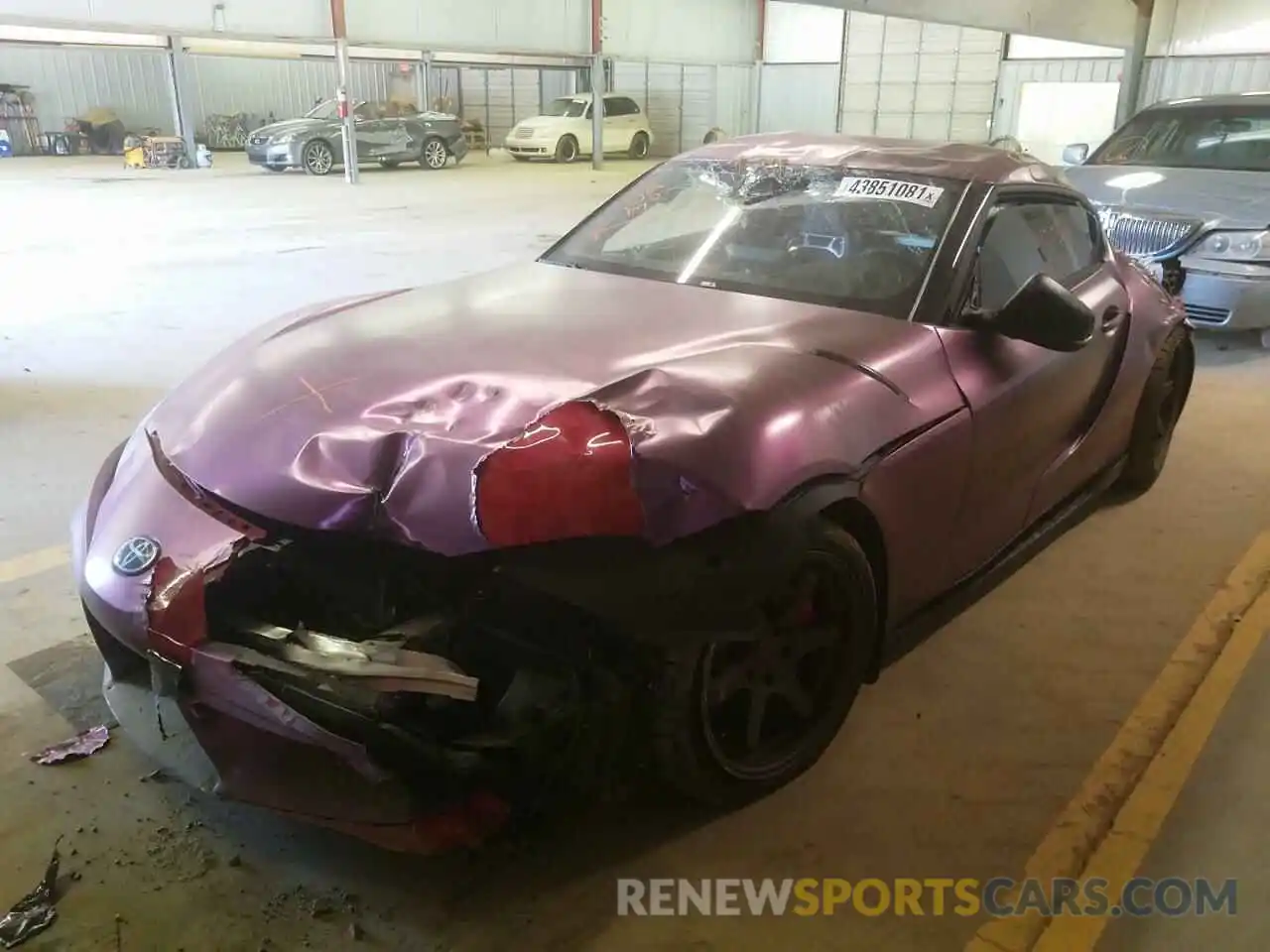 2 Photograph of a damaged car WZ1DB4C09LW029496 TOYOTA SUPRA 2020