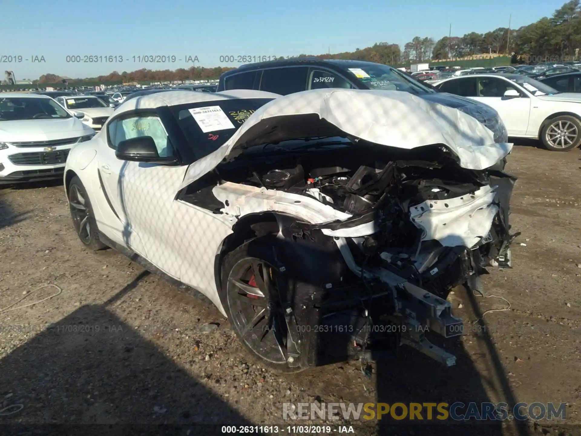 1 Photograph of a damaged car WZ1DB4C0XLW026591 TOYOTA SUPRA 2020