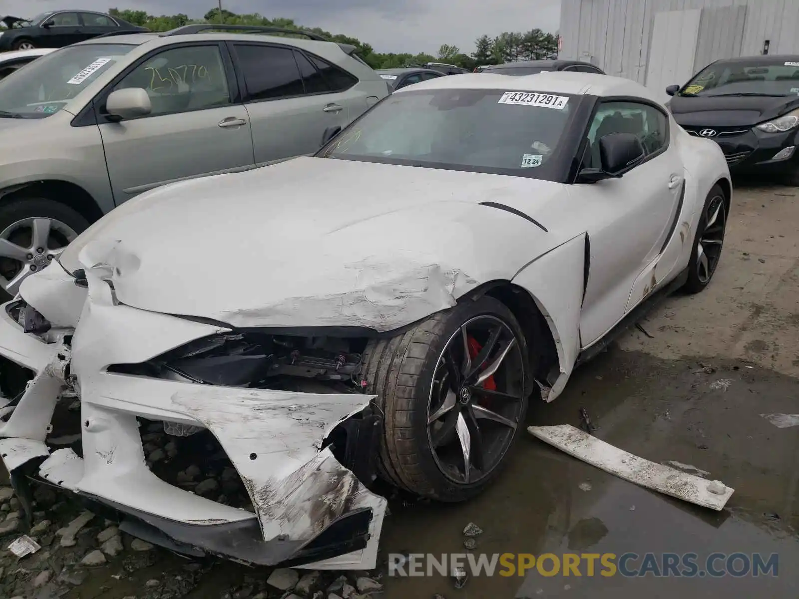 2 Photograph of a damaged car WZ1DB4C0XLW030172 TOYOTA SUPRA 2020