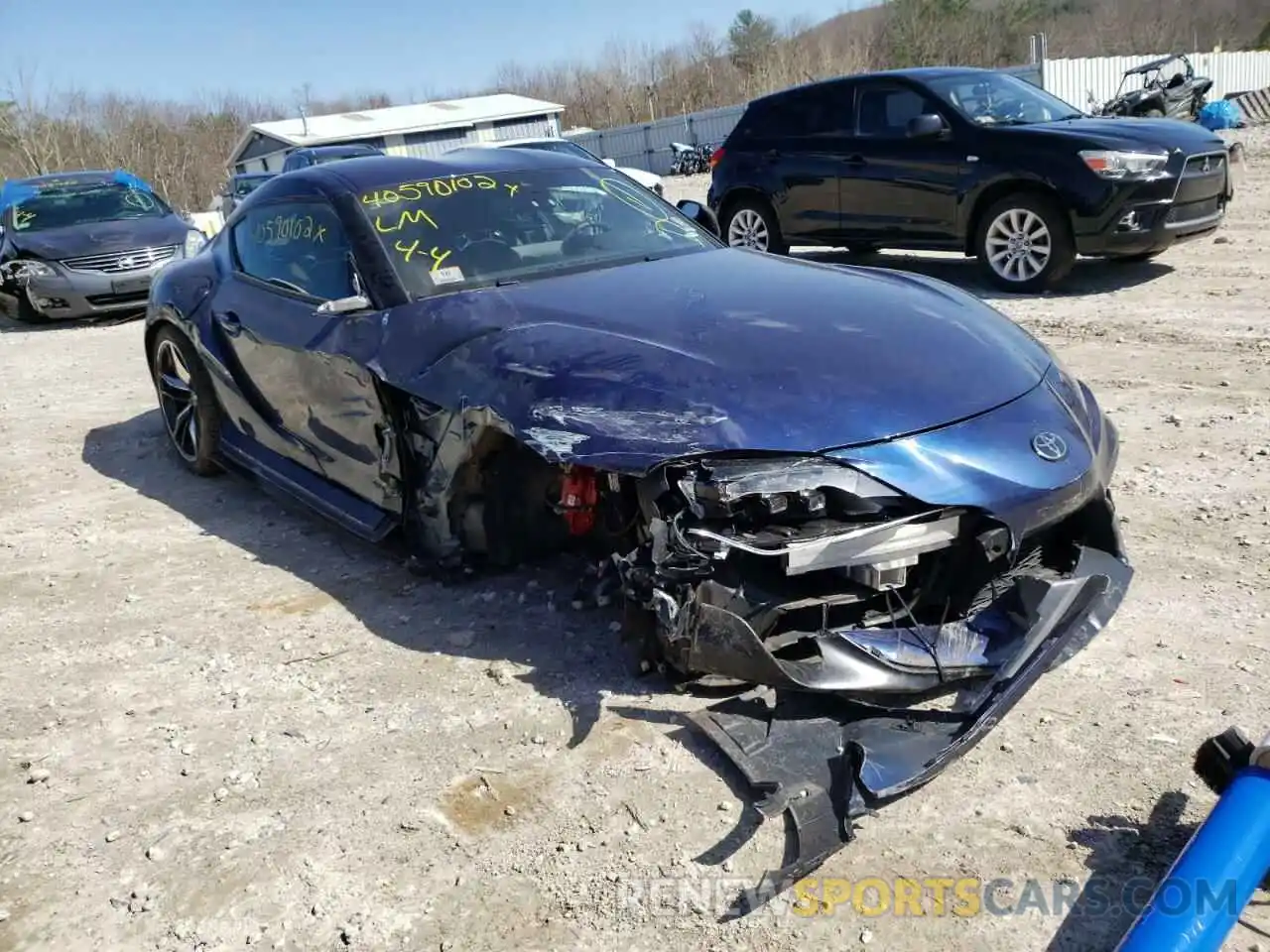 1 Photograph of a damaged car WZ1DB4C0XLW031354 TOYOTA SUPRA 2020