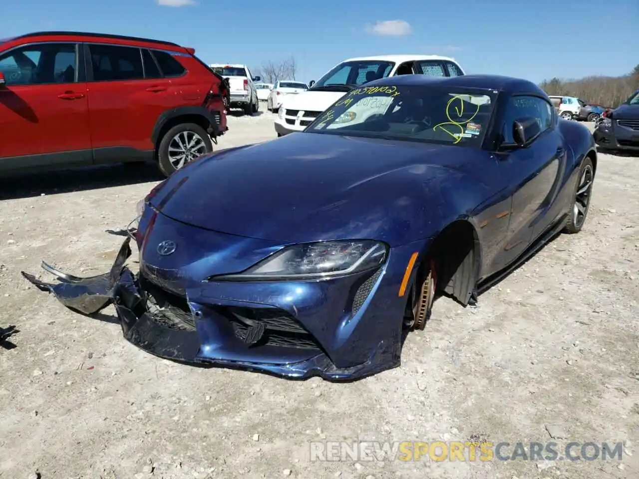 2 Photograph of a damaged car WZ1DB4C0XLW031354 TOYOTA SUPRA 2020