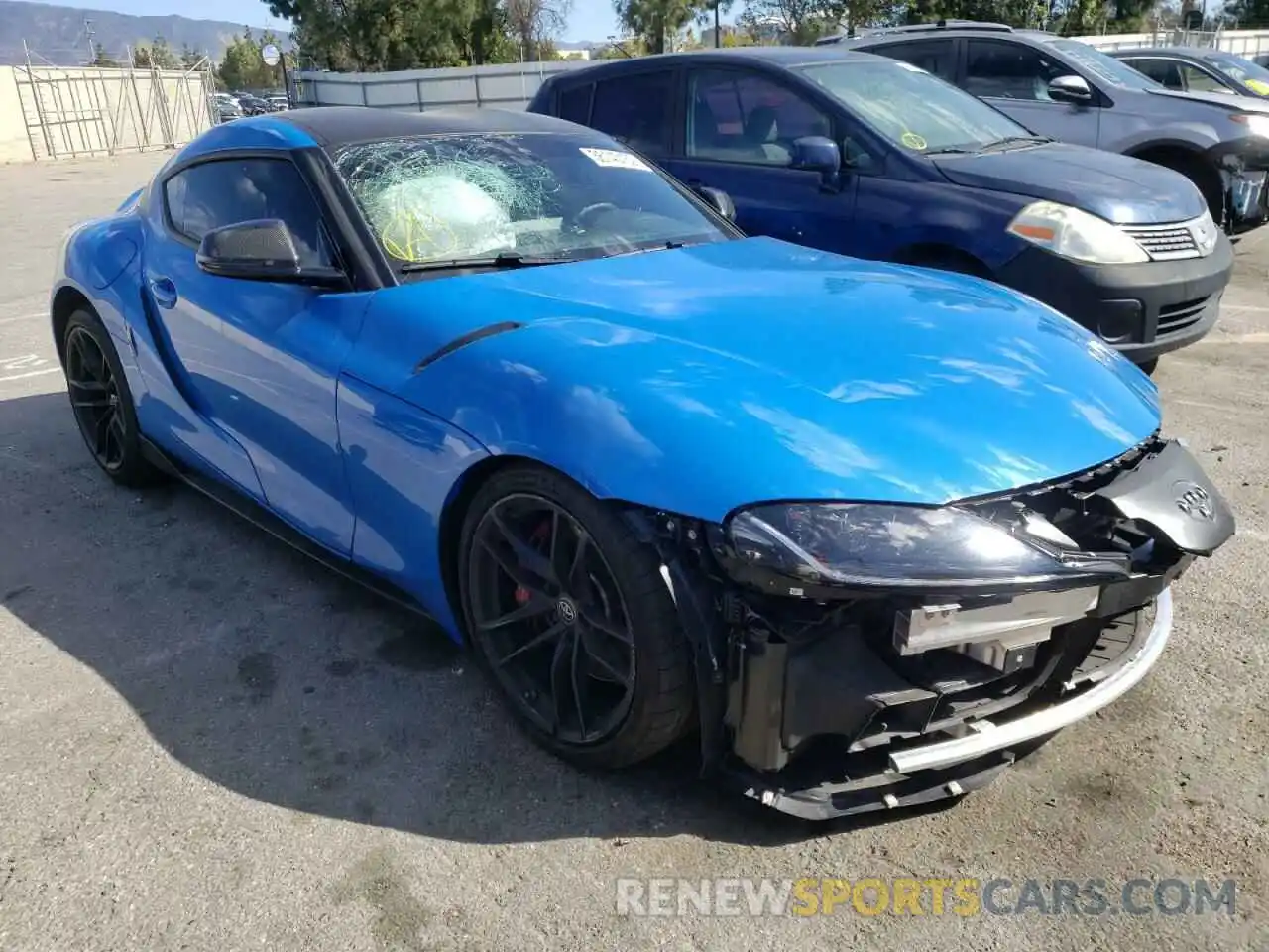 1 Photograph of a damaged car WZ1DB0C00MW036914 TOYOTA SUPRA 2021