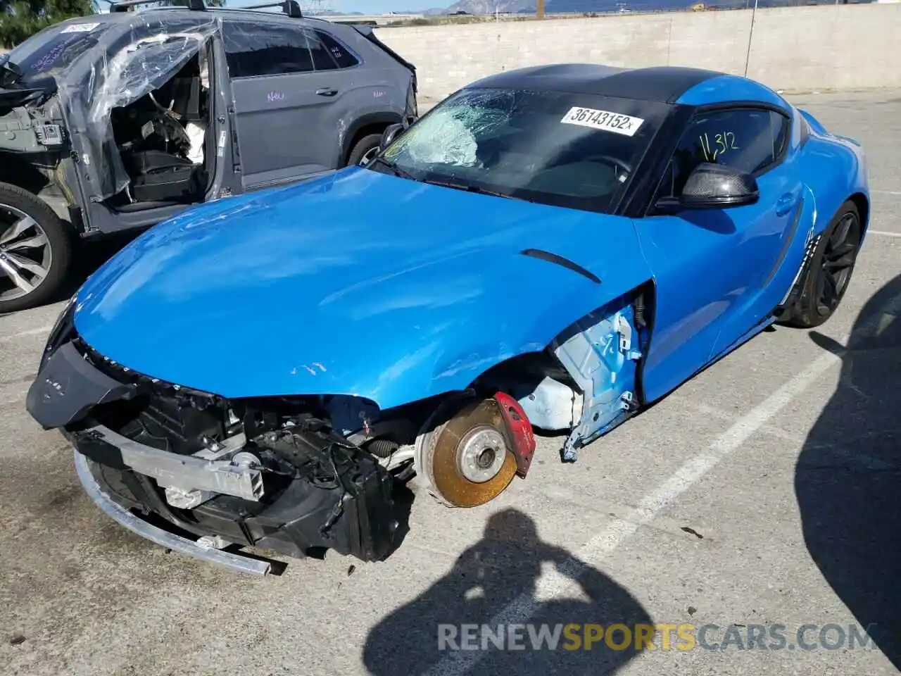 2 Photograph of a damaged car WZ1DB0C00MW036914 TOYOTA SUPRA 2021