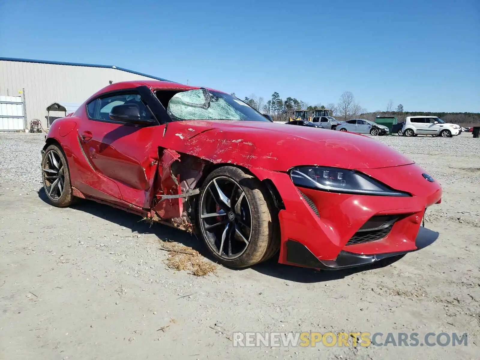 1 Photograph of a damaged car WZ1DB0C00MW038517 TOYOTA SUPRA 2021