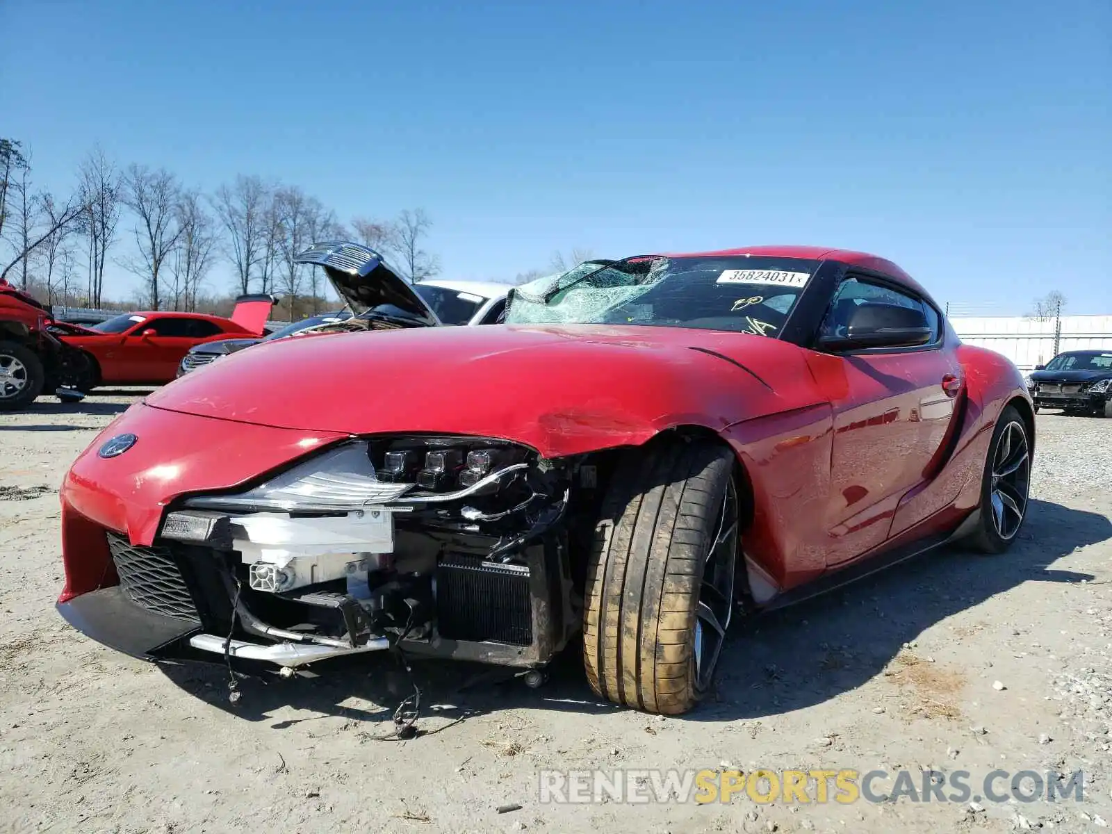 2 Photograph of a damaged car WZ1DB0C00MW038517 TOYOTA SUPRA 2021