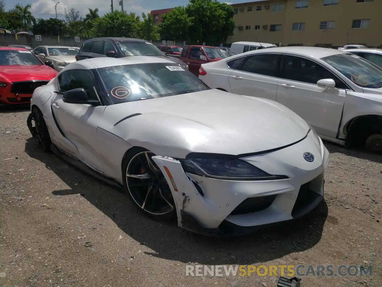 1 Photograph of a damaged car WZ1DB0C00MW040316 TOYOTA SUPRA 2021