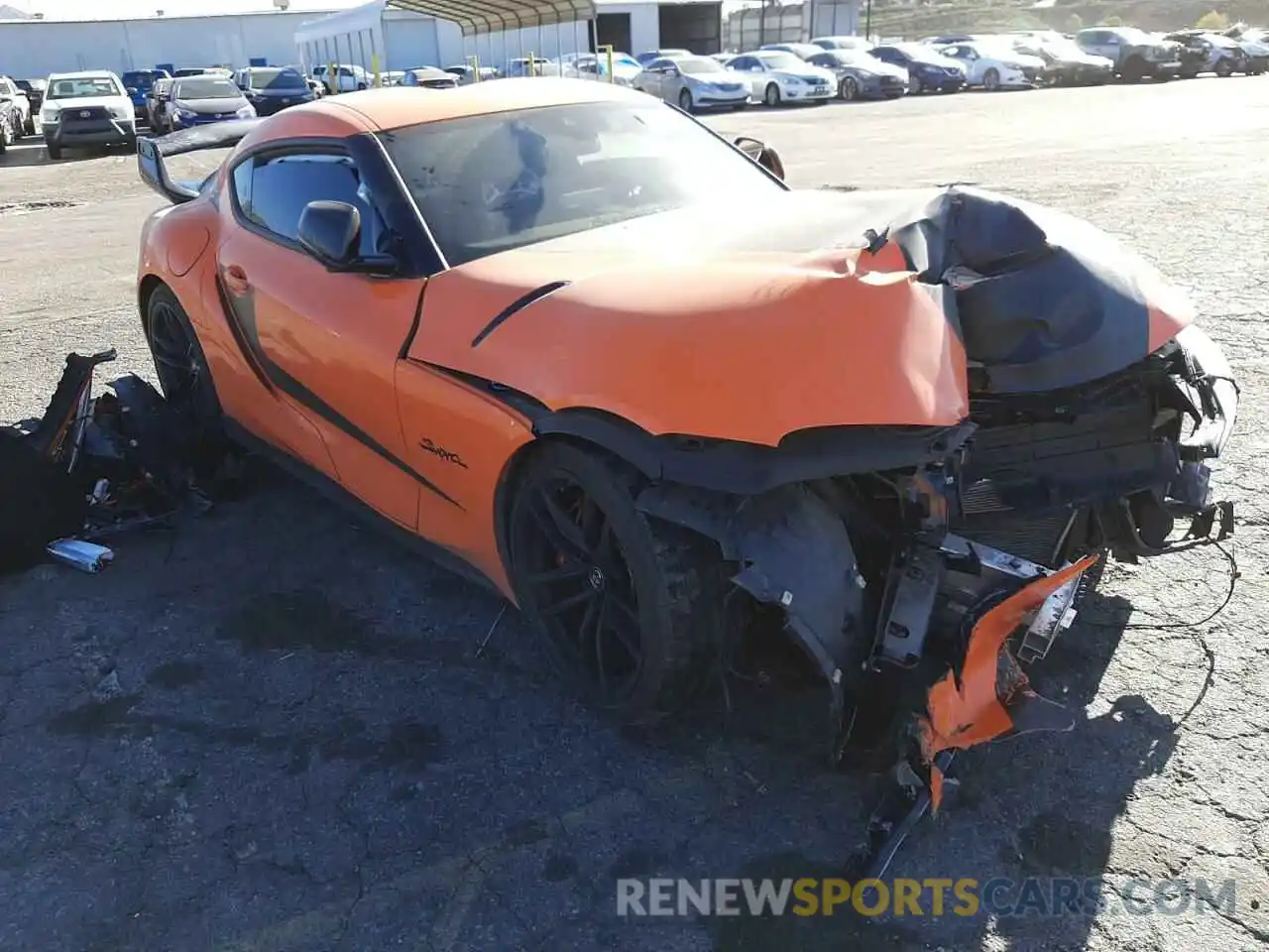 1 Photograph of a damaged car WZ1DB0C02MW037563 TOYOTA SUPRA 2021