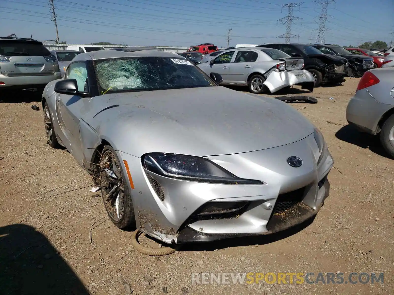 1 Photograph of a damaged car WZ1DB0C03MW043582 TOYOTA SUPRA 2021