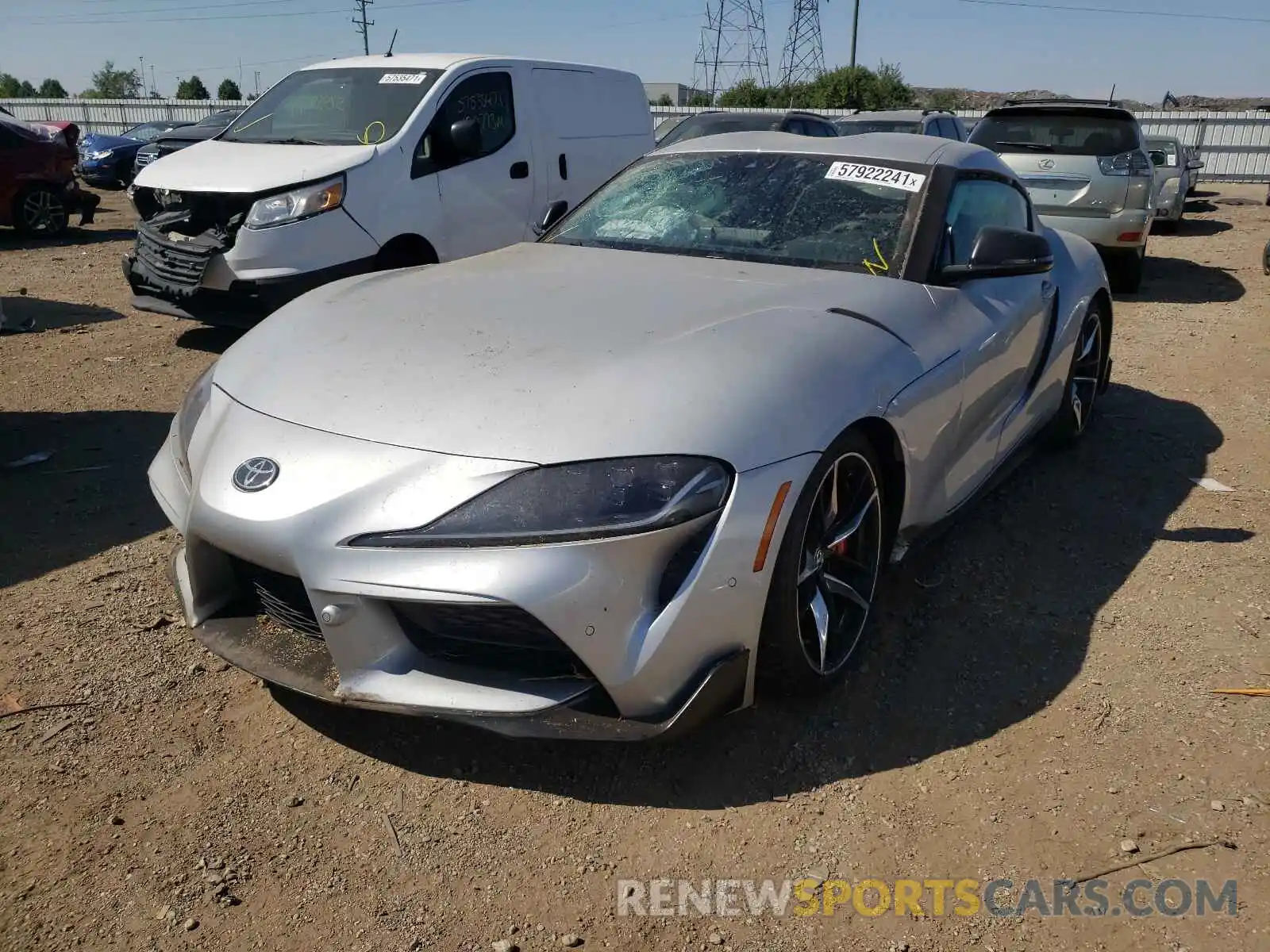 2 Photograph of a damaged car WZ1DB0C03MW043582 TOYOTA SUPRA 2021