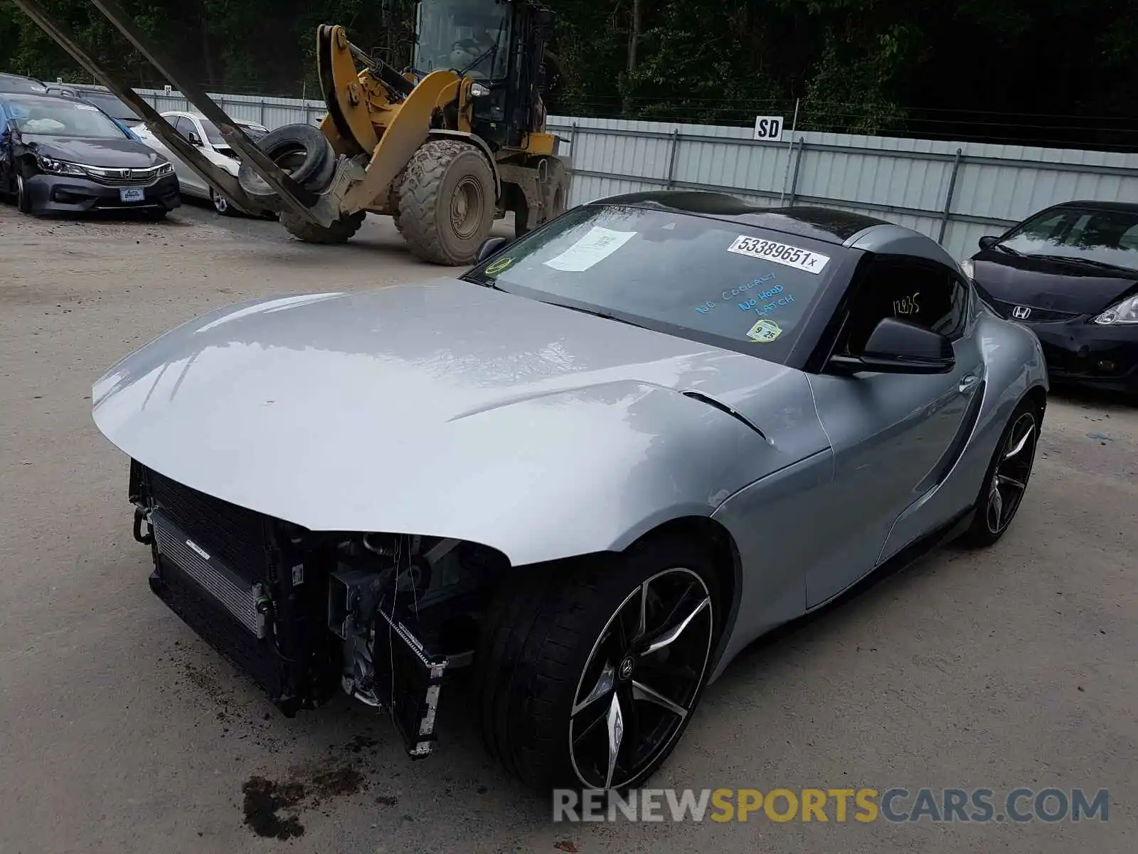 2 Photograph of a damaged car WZ1DB0C04MW038052 TOYOTA SUPRA 2021