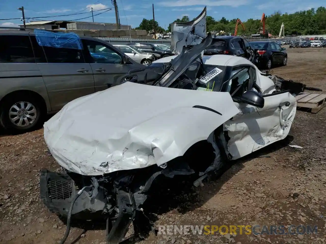 2 Photograph of a damaged car WZ1DB0C04MW041291 TOYOTA SUPRA 2021