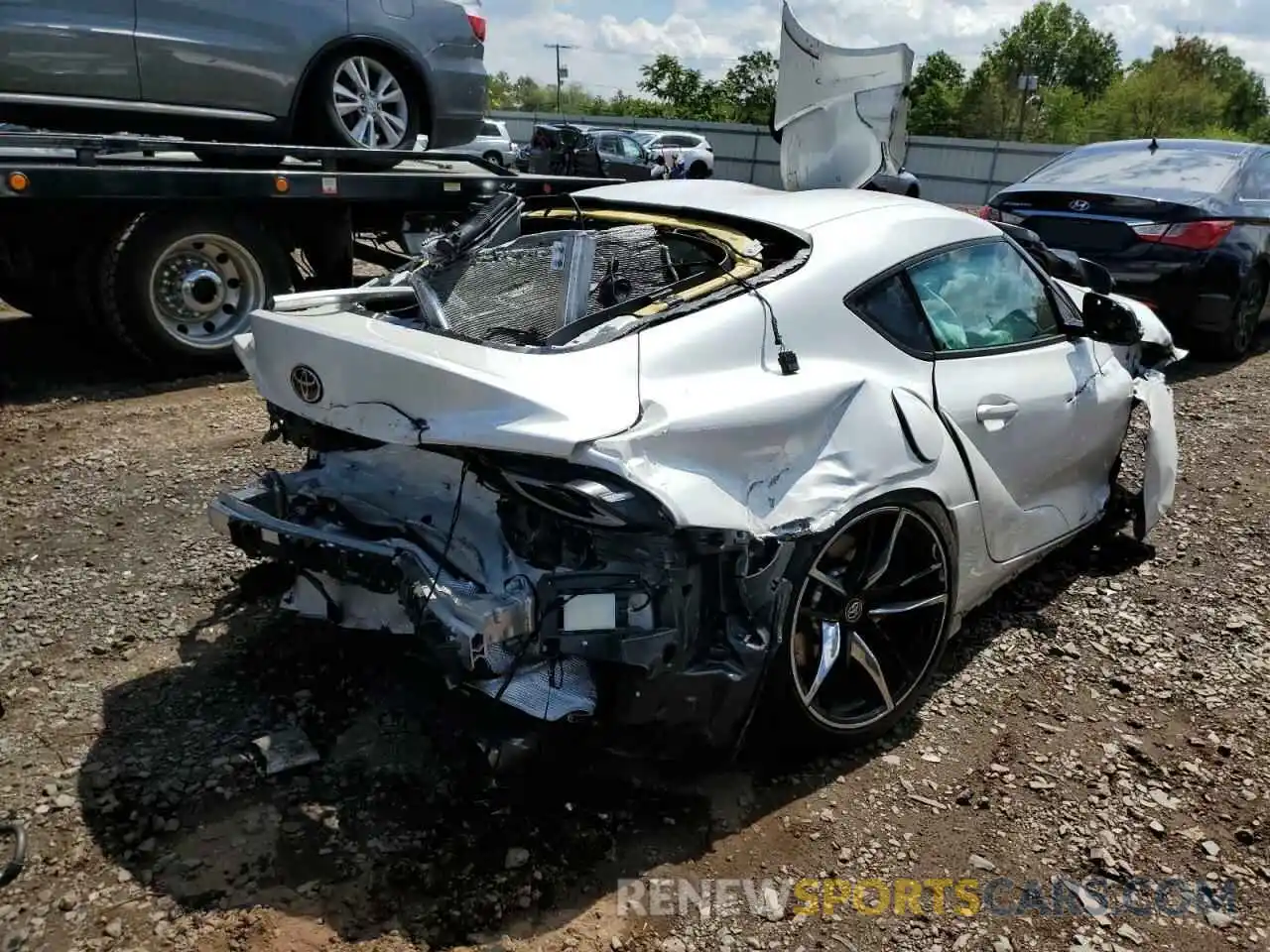 4 Photograph of a damaged car WZ1DB0C04MW041291 TOYOTA SUPRA 2021