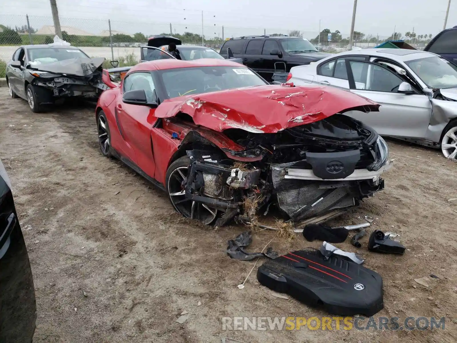 1 Photograph of a damaged car WZ1DB0C05MW034978 TOYOTA SUPRA 2021