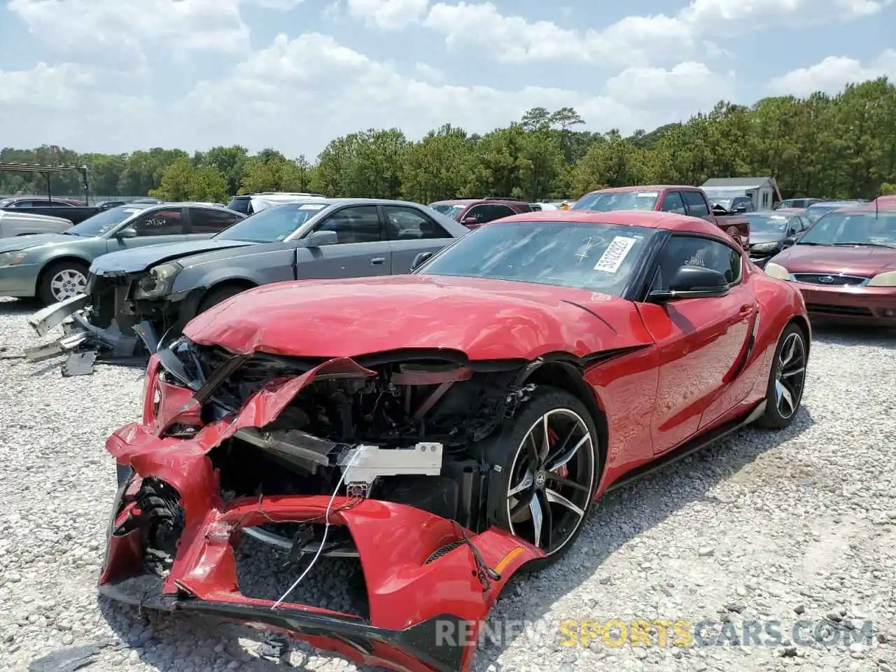 2 Photograph of a damaged car WZ1DB0C05MW039744 TOYOTA SUPRA 2021