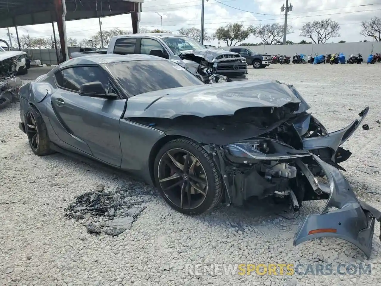 4 Photograph of a damaged car WZ1DB0C06MW041275 TOYOTA SUPRA 2021