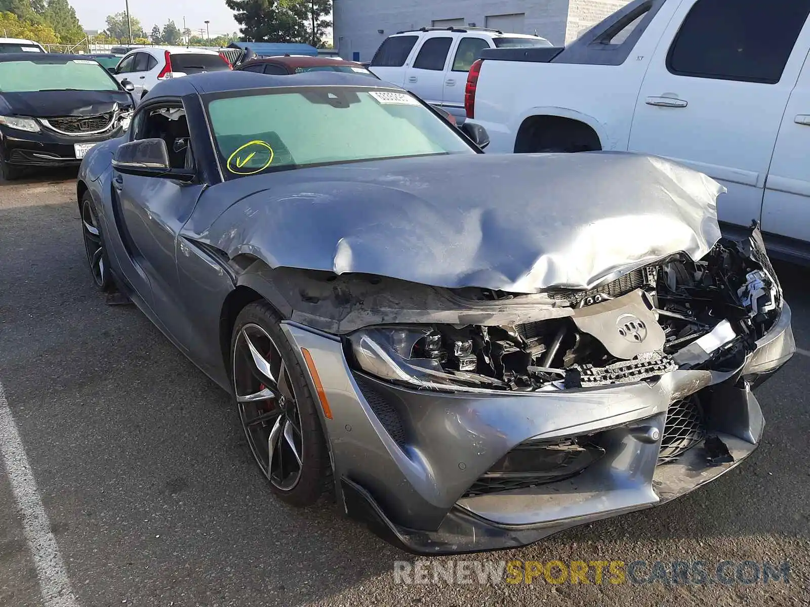 1 Photograph of a damaged car WZ1DB0C06MW044533 TOYOTA SUPRA 2021