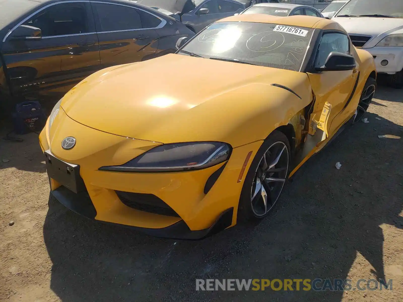 2 Photograph of a damaged car WZ1DB0C07MW036019 TOYOTA SUPRA 2021