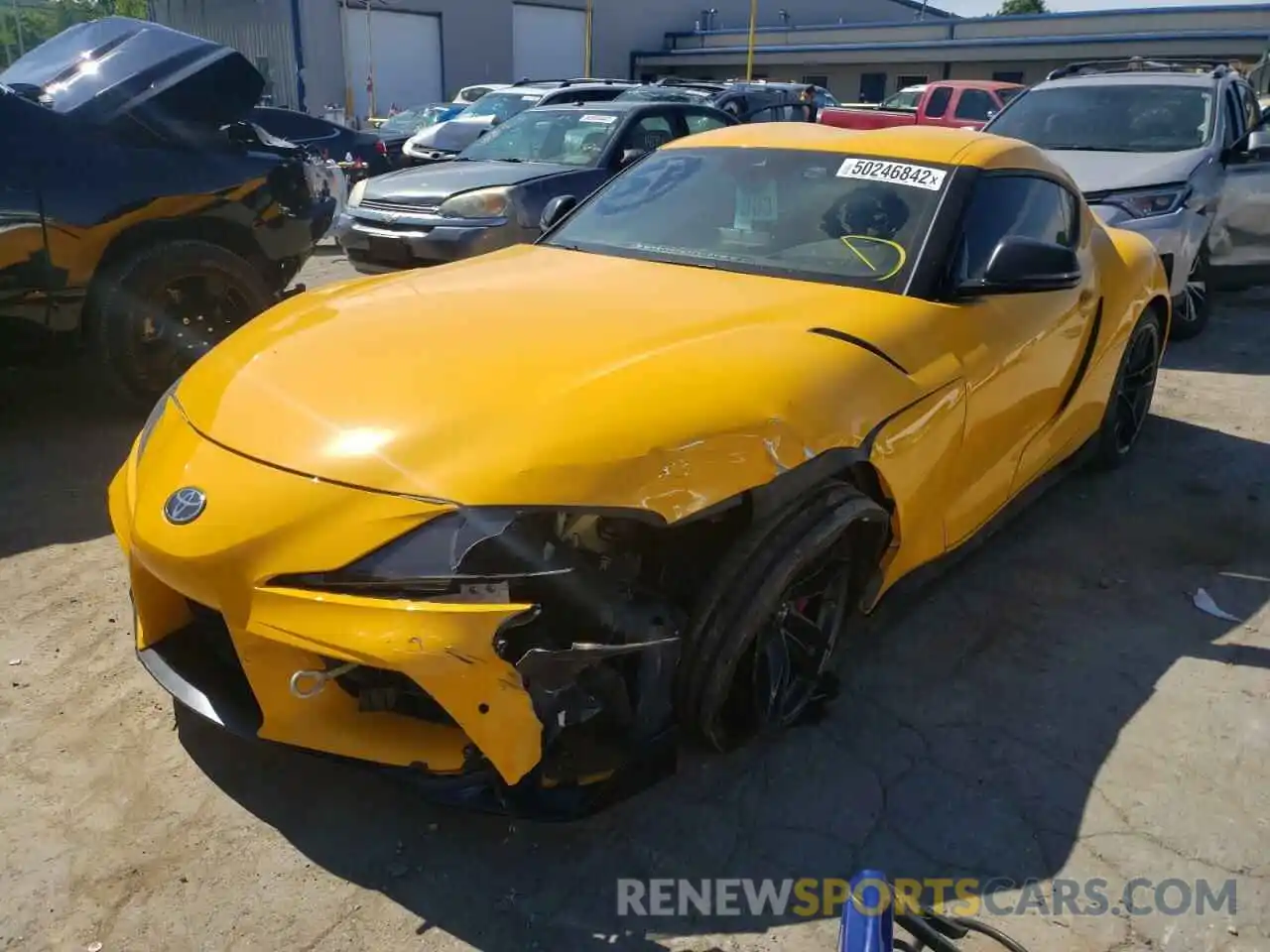 2 Photograph of a damaged car WZ1DB0C07MW041494 TOYOTA SUPRA 2021