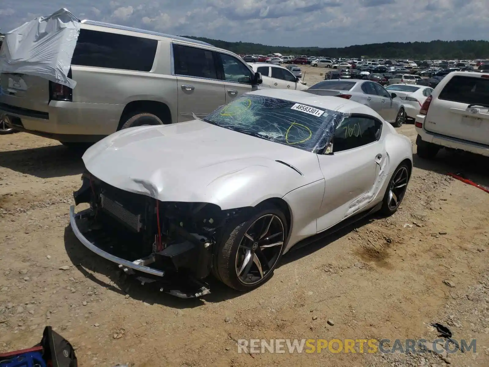 2 Photograph of a damaged car WZ1DB0C08MW034988 TOYOTA SUPRA 2021