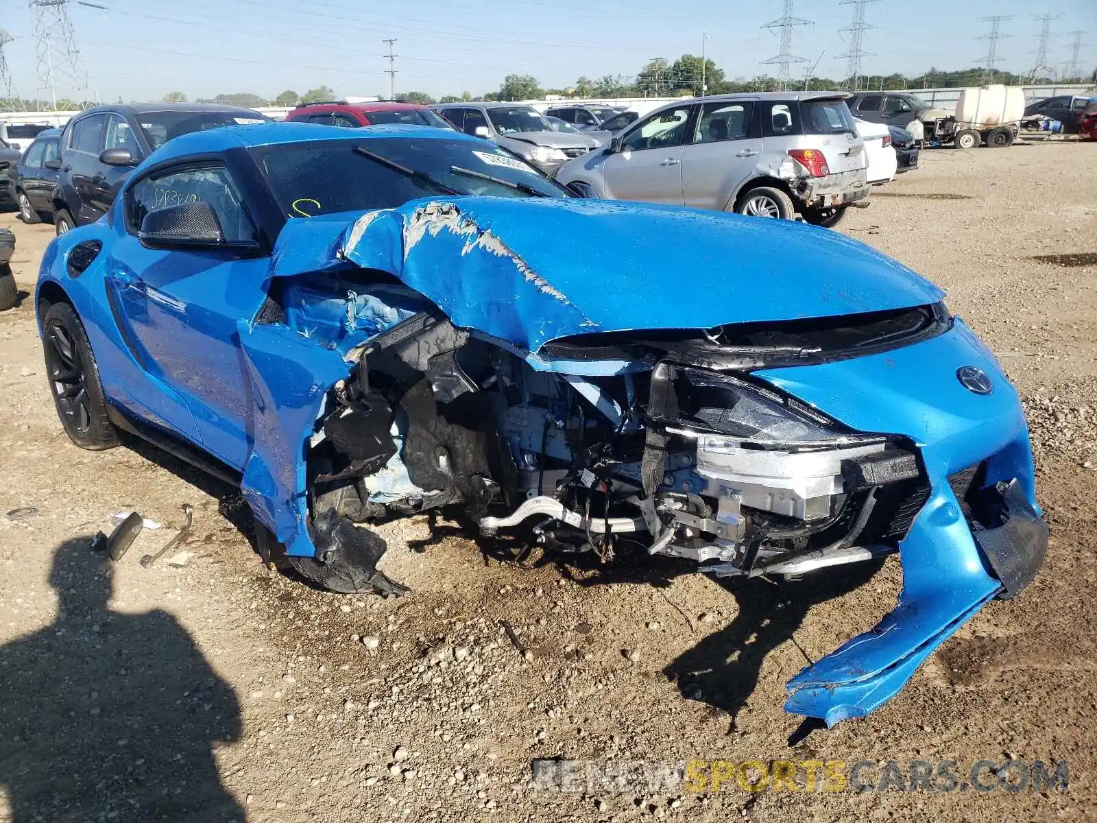 1 Photograph of a damaged car WZ1DB0C08MW036739 TOYOTA SUPRA 2021