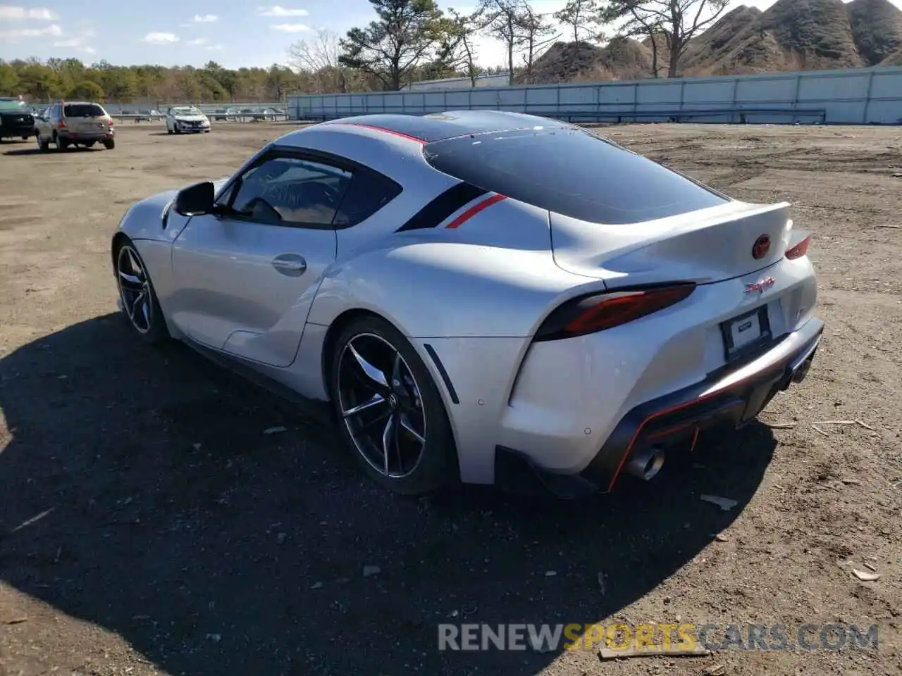 3 Photograph of a damaged car WZ1DB0C08MW038541 TOYOTA SUPRA 2021