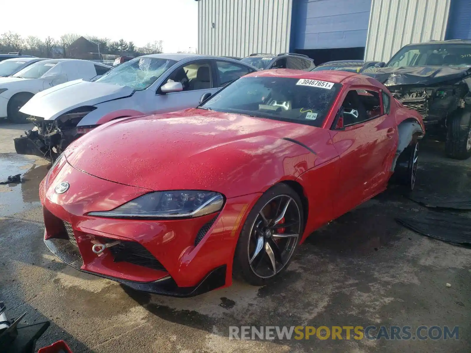 2 Photograph of a damaged car WZ1DB0C09MW037561 TOYOTA SUPRA 2021