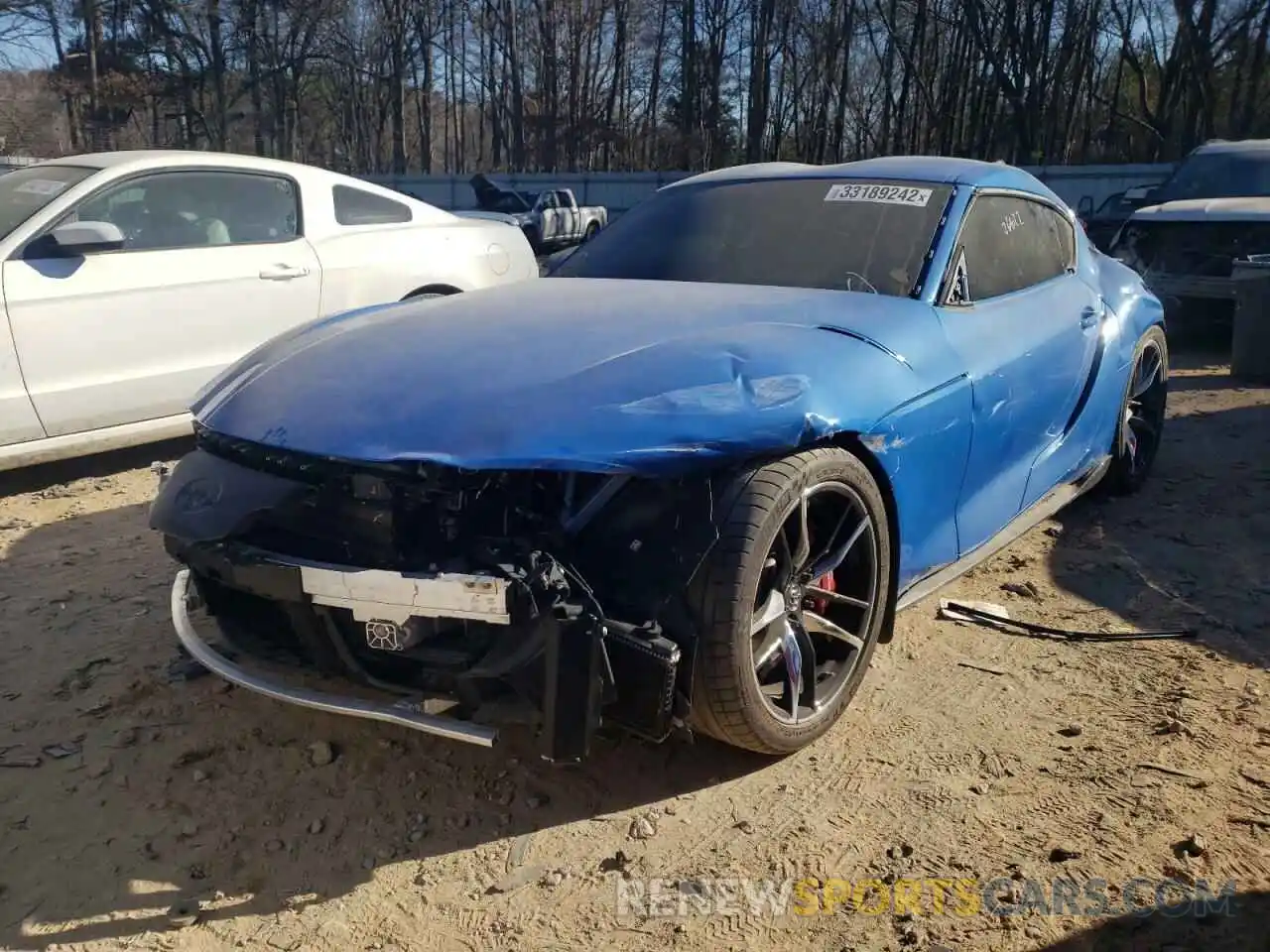 2 Photograph of a damaged car WZ1DB0C09MW037592 TOYOTA SUPRA 2021