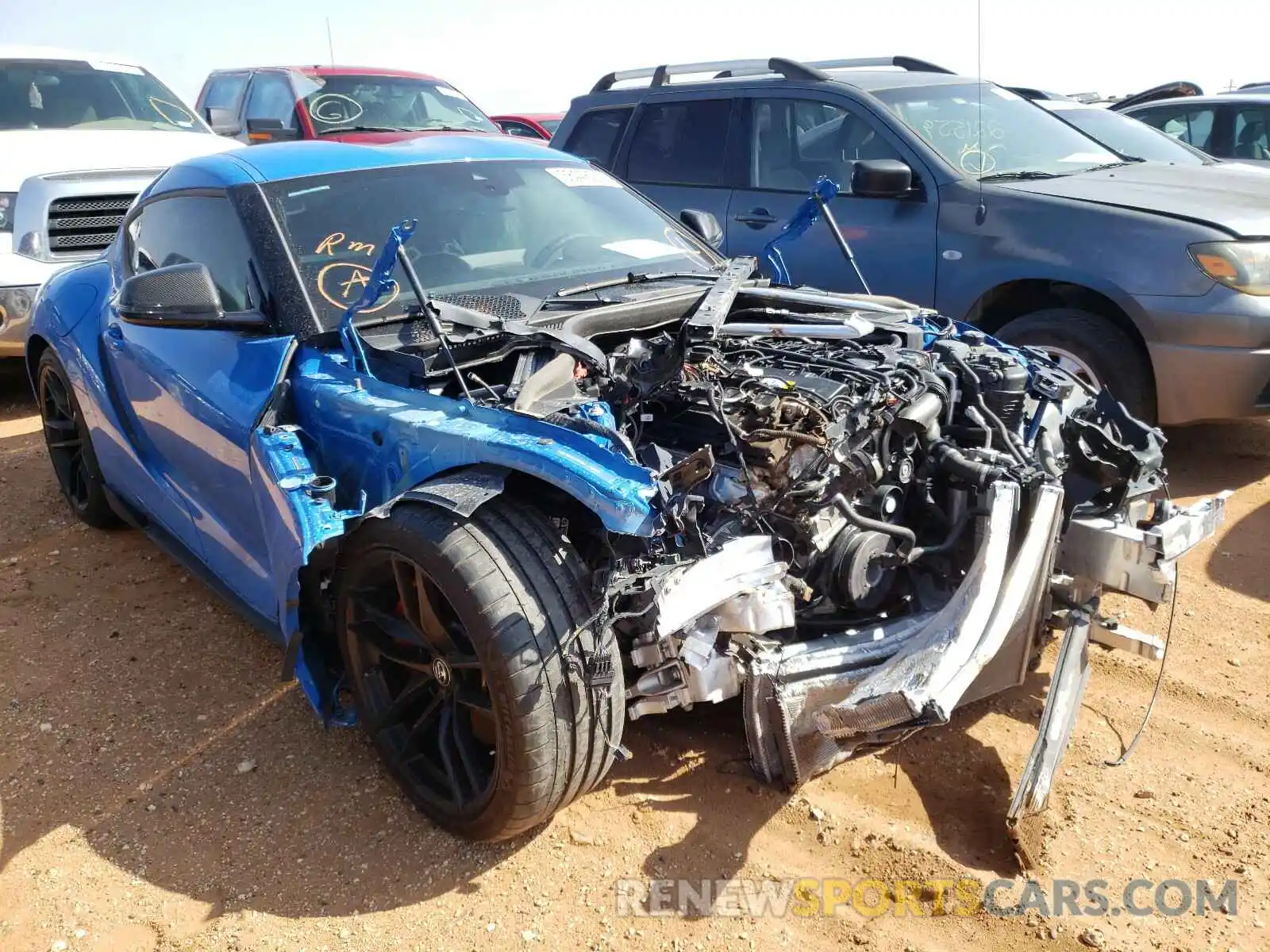 1 Photograph of a damaged car WZ1DB0C09MW037768 TOYOTA SUPRA 2021