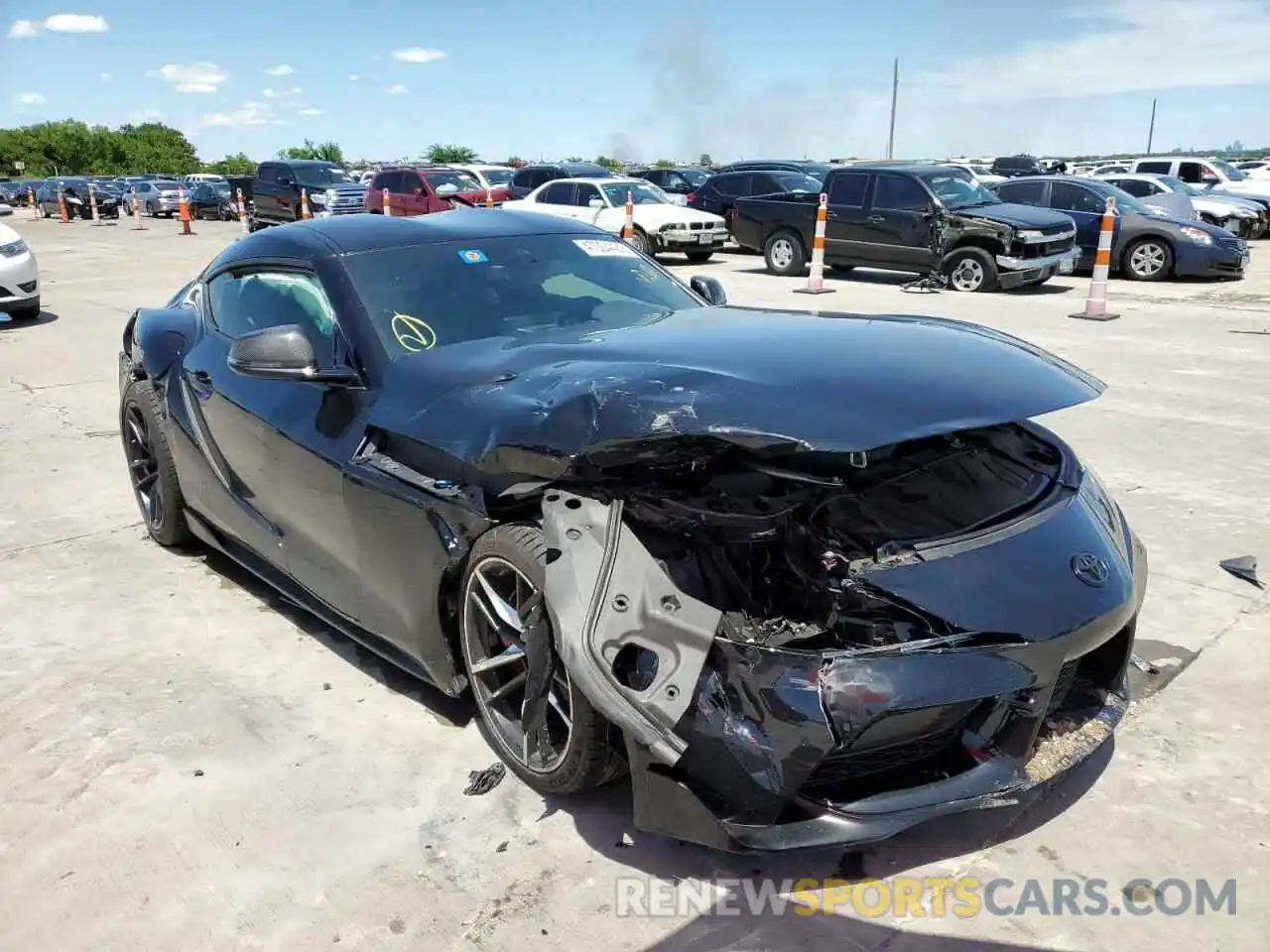 1 Photograph of a damaged car WZ1DB0C09MW038659 TOYOTA SUPRA 2021