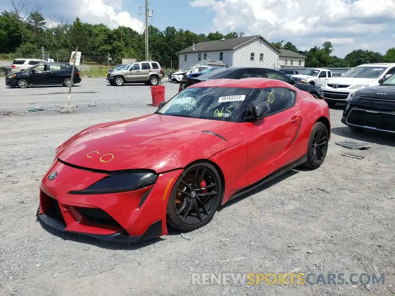 2 Photograph of a damaged car WZ1DB0C0XMW034944 TOYOTA SUPRA 2021