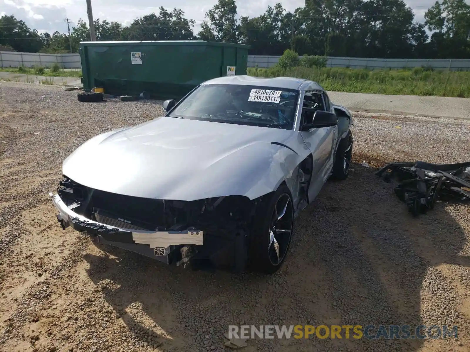 2 Photograph of a damaged car WZ1DB0C0XMW040338 TOYOTA SUPRA 2021