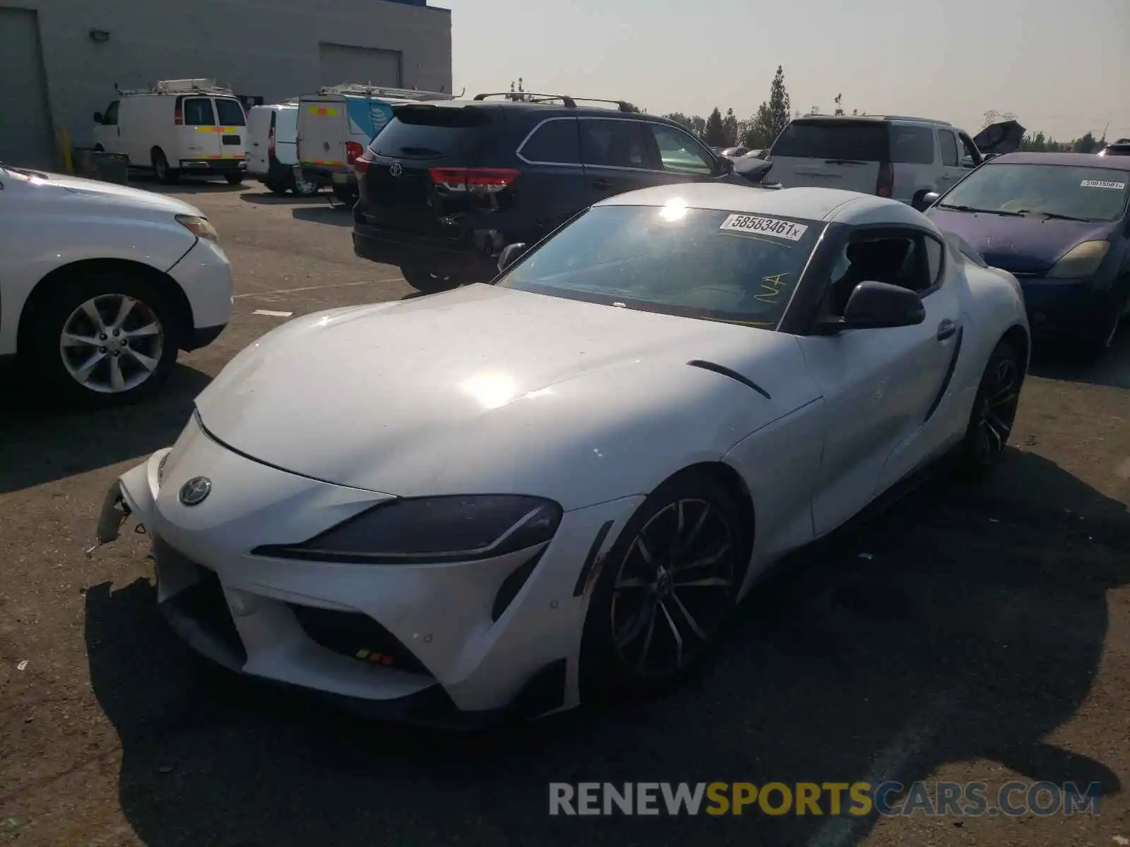 2 Photograph of a damaged car WZ1DB2C00MW037458 TOYOTA SUPRA 2021