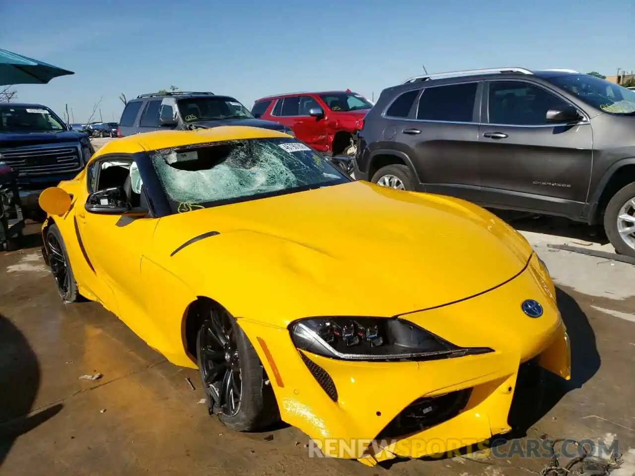 1 Photograph of a damaged car WZ1DB2C01MW044094 TOYOTA SUPRA 2021