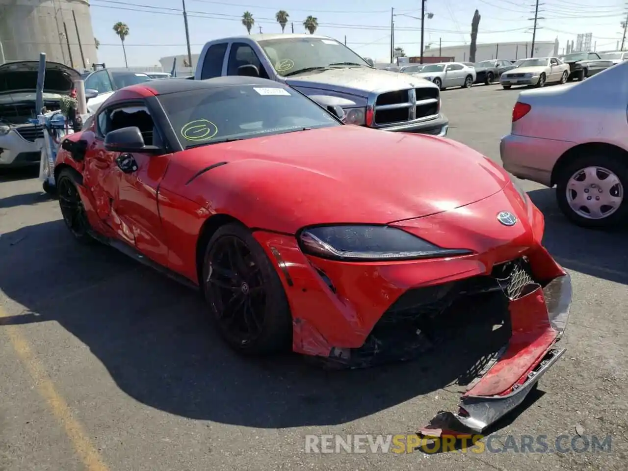 1 Photograph of a damaged car WZ1DB2C02MW045934 TOYOTA SUPRA 2021