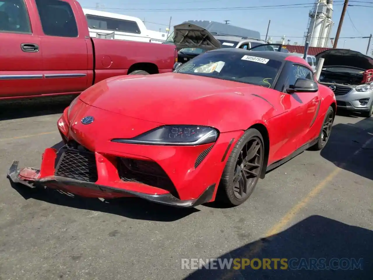 2 Photograph of a damaged car WZ1DB2C02MW045934 TOYOTA SUPRA 2021