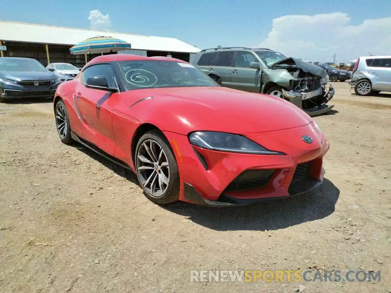 1 Photograph of a damaged car WZ1DB2C04MW038175 TOYOTA SUPRA 2021