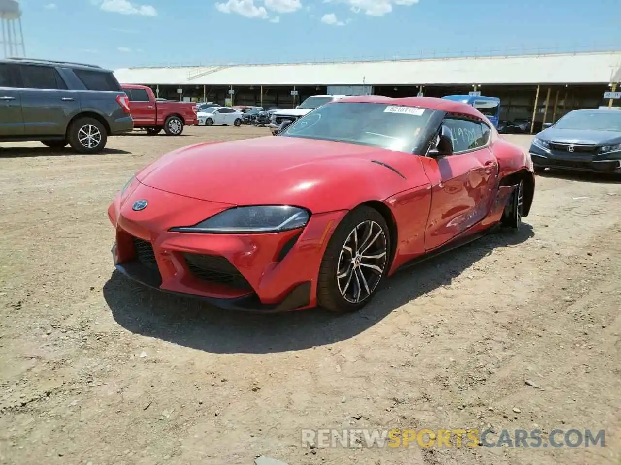 2 Photograph of a damaged car WZ1DB2C04MW038175 TOYOTA SUPRA 2021